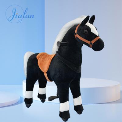 China Ride On Toy Animals Mechanical Horse Plush Toy Horses Toys Ride On Toy for sale