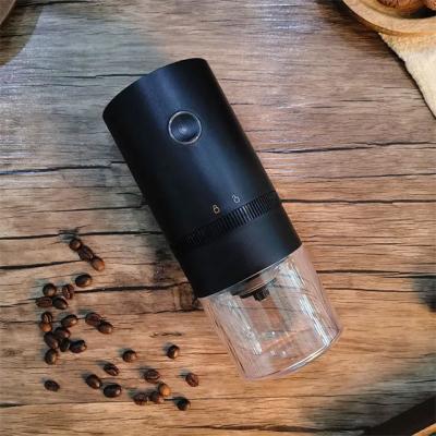 China Logo USB Electric Filling Coffee Bean Grinder Portable Mini Smart Coffee Car Grinder Custom Outdoor Camping Coffee Machine for sale