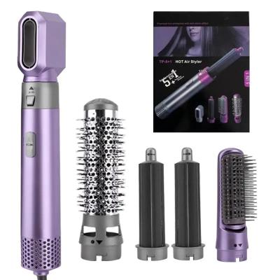 China 2023 Foldable New Trend Professional Full Styler 5 in 1 Hot Airbrush Styler Wrap 5 in 1 Electric Hair Styler Blow Dryer Brush for sale