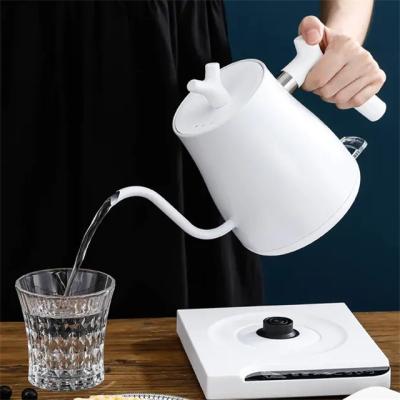 China 360 Degree Rotation Base Factory Selling Portable Gooseneck Electric Coffee Kettle Gooseneck Teapot Electric Kettle and Electric Hot Water Boiler for sale