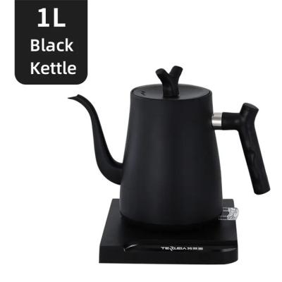 China High Quality 1000w White/Black 360 Degree Rotating Base Heating Kettle Tea Electric Quick Brew Pour Over Electric Coffee Water Kettle for sale