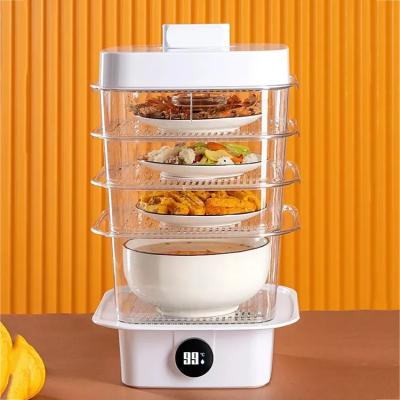 China Freshness Preservation Food Storage and Container Kitchen Utensils Heating Water Insulation Temperature Display Plastic Box Food Stackable Cover for sale