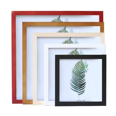 China Wholesale Custom Fashionable Solid Wood Decoration Square Picture Frame Desktop Photo View 5 6 7 8 10 Inch Photo View for sale