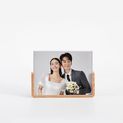 China Claasic Hot Selling Wooden Rectangle Alu Photo Lettering Frame for sale