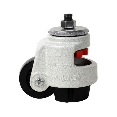 China Heavy Duty Industrial Retractable PIVOT Caster Leveling Nylon Wheel for sale