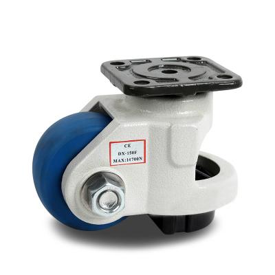 China 1500kg Industrial Nylon PIVOT Wheel Super Heavy Duty Plate Caster for sale