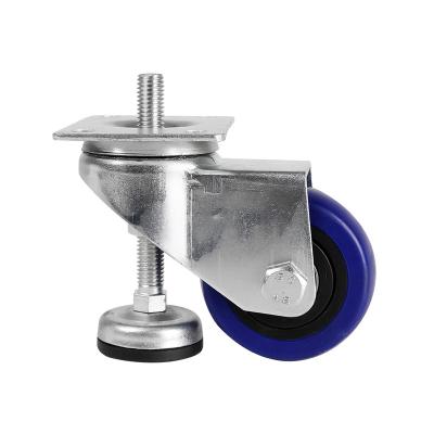 China Other 2.5 Inch Wheel Foot Cup Swivel Adjustable Leveling Casters for sale