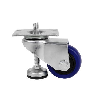 China Others Retractable Plate Wheels Adjustable Castors 100kg Leveling Casters for sale