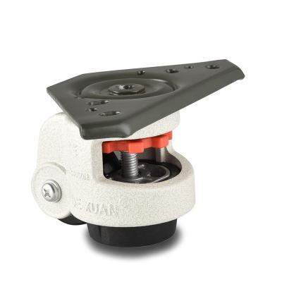 China SWIVEL Leveling Casters Set Retractable Workbench Lifting Castor Wheels for sale