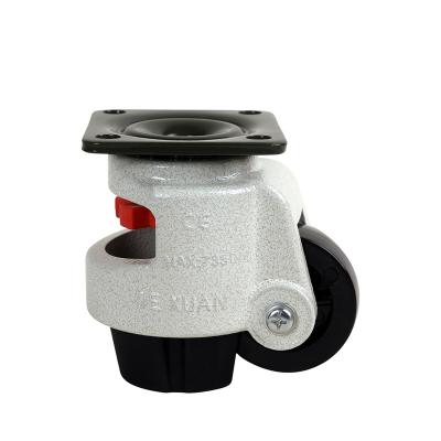 China High Quality PIVOT 750kg Weight Capacity Height Adjustment Leveling Casters for sale