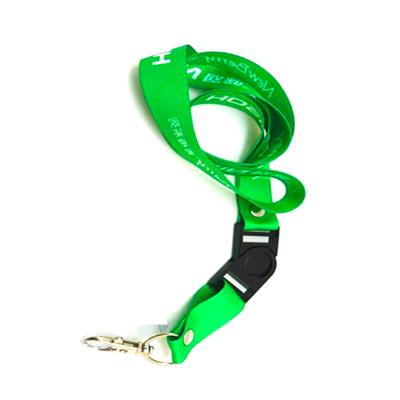 China Custom Promotional Polyester ID Card Holder Lanyard Polyester Lanyard With Word ID Holder for sale