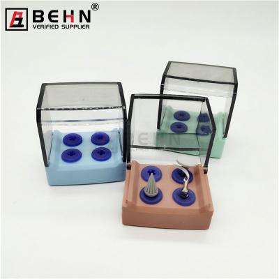 China 4 Holes Sterilizable Dental Plastic Sterilizable Dental Brush Holder /China Dental Box Factory Sterilizable Endo Box RA Burs for sale