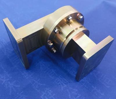 China Cooper/Al L type rotary joint for satellite antenna with frequency 2.60-40GHz and can customizable waterproof rotary joint for sale