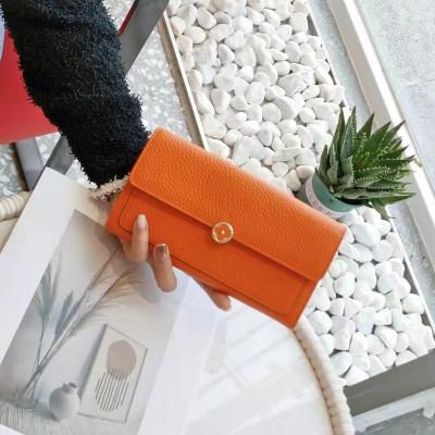 China Other New Wholesale And Custom Made Clutch Purses For Ladies Cowhide Wallet Along Genuine Leather Women for sale