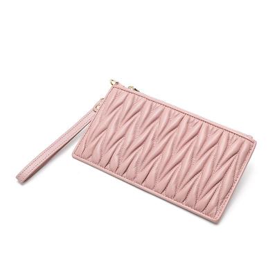 China Other Car Wholesale 2021New Genuine Leather Wallet For Lady Luxury Sheepskin Girl's Clutch Bag Multifunctional Women's Wallet for sale