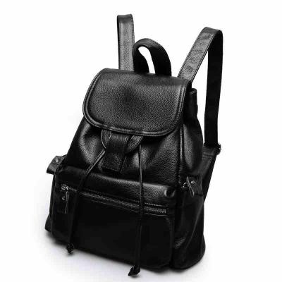 China Anti Theft Women Computer Laptop Waterproof Lounge Fly 2022 Large Capacity Leather Custom Backpack Logo for sale