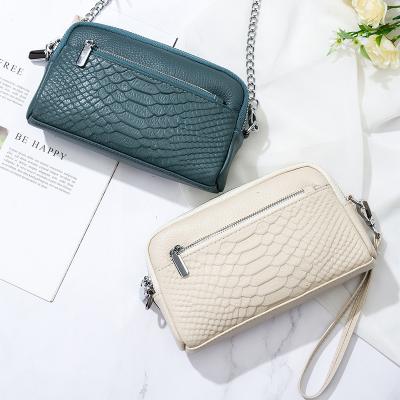 China Designer Contacts Money Clip Leather Eco-Friendly Women Even Clutch Bags Card Woman Slim Wallet 2022 for sale