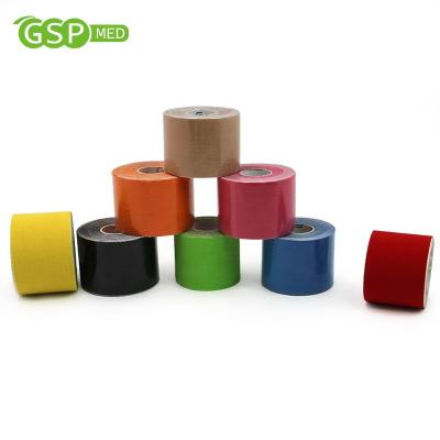 China High Quality Multicolor Surgical Medical Muscle Support Therapy Cotton Kinesiology Tape for sale