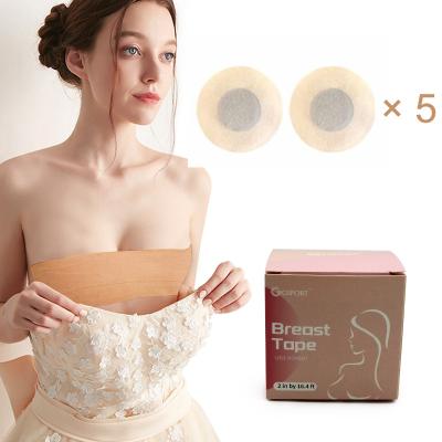 China Diy Cotton Body Wrapping Breast Lift Adhesive Breathable Sticky Underwear Boob Tape for sale