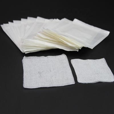 China Supplier Anywhere Medical Sterile Absorbent Cotton Gauze Swabs 10cmx10cm Gauze Swabs Sponge for sale