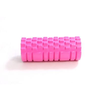 China Custom LOGO Hollow Grid High Density High Density Yoga Back Eva Foam Roller for sale