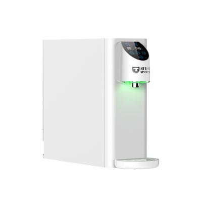 China Viserton T5 RO Water Filter Instant Hot Cold Water Desktop Dispenser Mini Smart Free Hotel Installation for sale