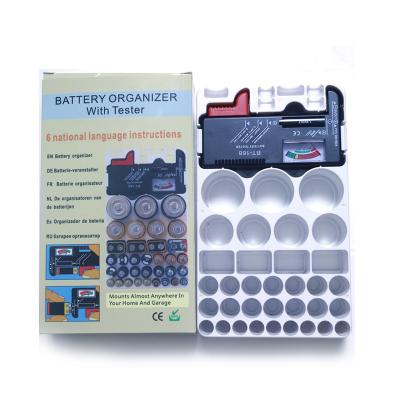 China 9V AG CR De For AA D.C.A. C D Batteries Storage Box Case Organizer With BT168 Battery Tester Battery Organizer H18 for sale