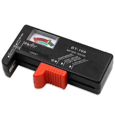 China BT-168 AA/AAA/C/D/9V/1.5V Universal Cell Battery Batteries Color Coded Button Meter Indicate Volt Tester BT168 for sale