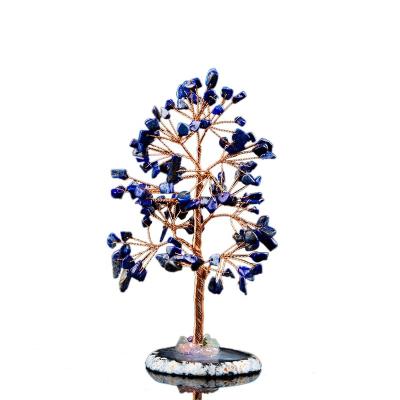 China China Wholesale Hot Selling Natural Hand Made Crystal Quartz Stone Lucky Tree Home Decorations for sale