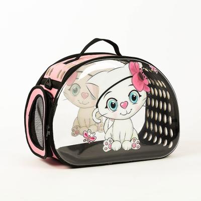 China Breathable Pet Carrier Factory Wholesale Space Pet Travel Bag Transparent Pet Carrier Travel Bag Supplies for sale