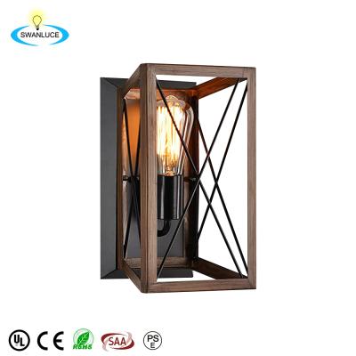 China Rustic Wall Mount Light Farmhouse Industrial Flush Mount Wall Sconce Light Fixtures For Bedroom Entryway Kitchen Dining Room for sale