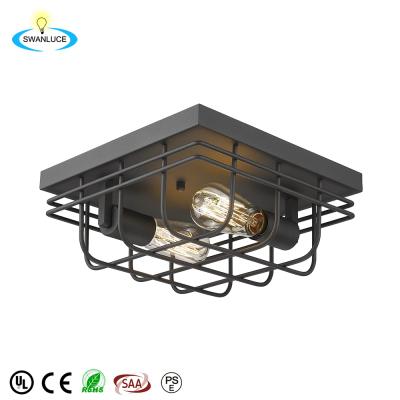 China Double Surface Mounted Porch Lamp Holder Ceiling Chandelier Indoor Living Room Bedroom for sale