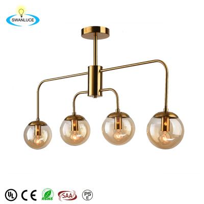 China Modern Luxury Chandelier Modern Kitchen Home Room Chandelier Lighting Modern Brass Decoration Chandelier for sale