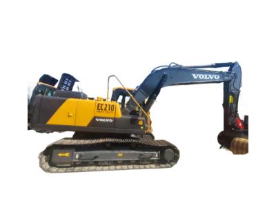 China Large big low cheap price high quality used excavator Volvo EC210 crawler second-hand excavator for sale 1.0 MÂ³ for sale