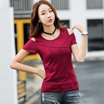 China Sustainable czm12356a cotton women shirts slim shirt female summer ladies shirts for sale