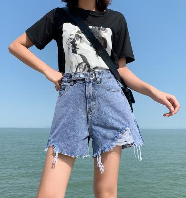 China Czm12199a Ladies Viable Summer High Waist Female Short Korean Shorts for sale