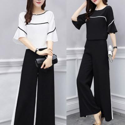 China CZM11831A Latest Viable Female Sets Loose Women Clothing Suits Summer Ladies Clothing Sets for sale