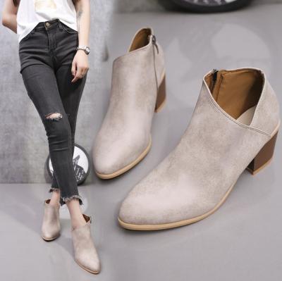 China Europe hot sale ankle czm11699a women boots female boot ladies lounge boots for sale