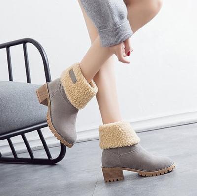 China Hot sale female ankle boot czm11669a big size ladies boots europe women boots for sale