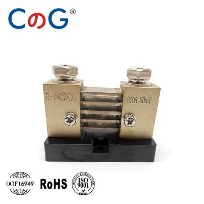 China Copper + manganin CG type. FL-15 USA 800A 50mV DC Electric Current Shunt Resistor With Holder for sale