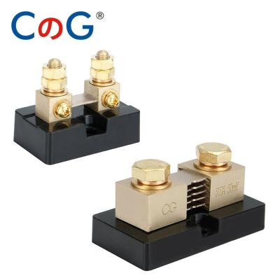 China Brass + manganin CG type. USA FL-15 5A 10A 20A 50A 75A 100A 200A 300A 500A 50mV 75mV 100mV Brass DC Current Electrical Shunt Resistor With Base for sale