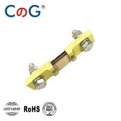 China Copper + manganin CG type. Russia FL-13 500A 500 Amp 50mV 75mV 100mV Electrical DC Current Shunt Resistor For DC Battery Installations for sale