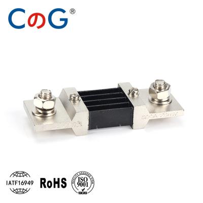 China Copper + manganin CG current electrical type ohm. China Micro Meter Copper DC Shunt Resistor 500A 60MV 75MV 250 FL-2 for sale