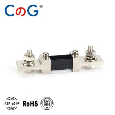 China Use for measuring meter 150A 200A 250A 300A 400A 500A 600A 75mV CG DC shunt 0.5 class shunt resistor. DC Digital Amp FL-2 For Analog Ammeter for sale