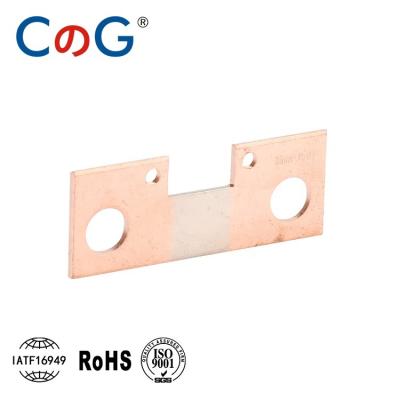 China Copper + manganin CG. FL-P Customized 100A 75mV Shunt Ohm Integrated On PCB 150A 200A 300A 400A 500A Attached To Copper Batter Resistor DC Shunt for sale