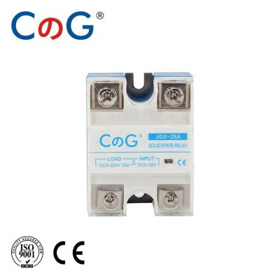 China CG's new SSR-25DD 25A DD220D100 sealed model 3-32VDC control voltage. sing DC-DC phase solid state relay for sale