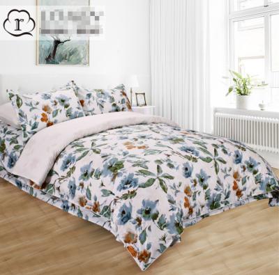 China Anti-Static Lyocell Cotton Duvet Cover Set Reactive Printing Tencel Bedding Wholesale For Home Use for sale