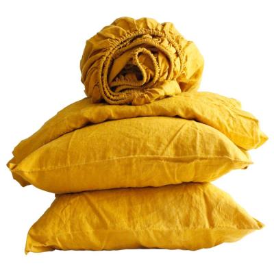 China Simply 100% French Linen High Quality Pure Linen Blanket Duvet Quilt Cover for sale