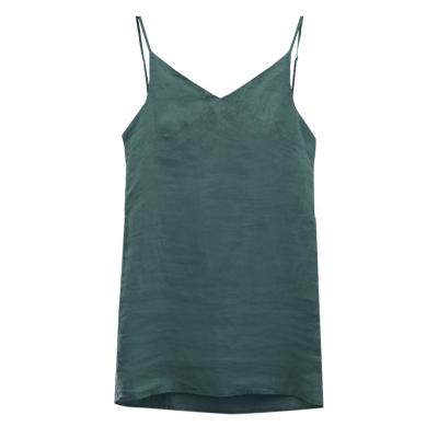 China QUICK DRY Vintage Loungewear Tank Top Soft Canvas Sleep Wear For Women Summer for sale