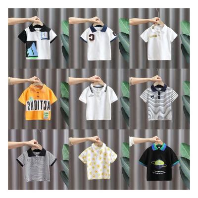 China Breathable Cute Short Sleeve Cotton Cartoon Boy's T-shirt Kids Clothes Korean Casual Children for sale